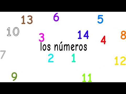 Los números 1 al 14