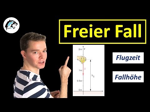 Der freie Fall (mit Erdbeschleunigung) | Physik Tutorial