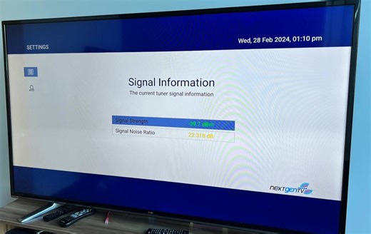 Antenna Signal Meter: Zinwell working behind the scenes on new features for the Zinwell NextGenTV box. What features would you like to see? 🫵 Let us know in the comments! Shop 🛒 https://www.channelmaster.com/collections/antenna-receivers-set-top-boxes/products/nextgen-tv-receivers-zinwell-nextgen-tv-box | Channel Master