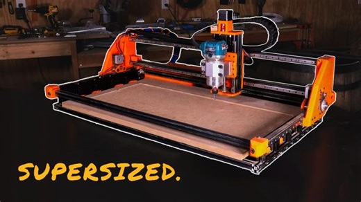 My CNC Router Was Too Small. So I Fixed That. | Microchip Makes