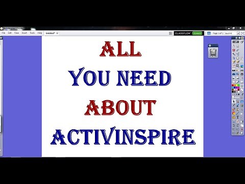 ActivInspire Basic Features - Introduction to ActivInspire - ActivInspire Tutorial