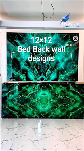 latest bed back wall designs #shortsfeed #pvc #home #shorts #homedecor