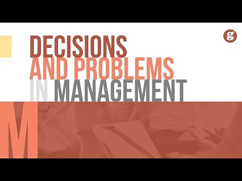 Decisions and Problems in Management