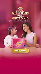 Nurture your Gifted Kid’s Focus, Memory, Language, and Problem Solving with PROMIL®. The only one with 4 MORE clinically proven brain nutrients versus other fortified growing up milk Nurture a Gifted Brain, Raise a Gifted Kid with PROMIL®. ASC Ref No. W0122P100325P | Promil