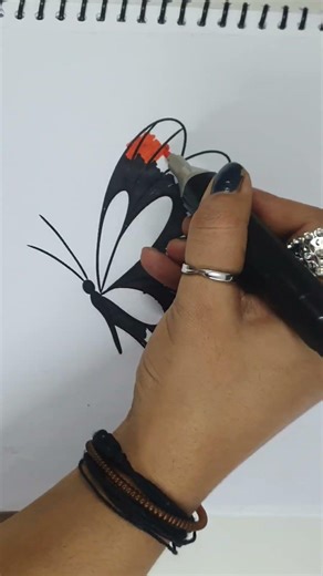 Relax and watch this butterfly come to life 🌈#like #viral #art #shorts#colors #drawing #pastel