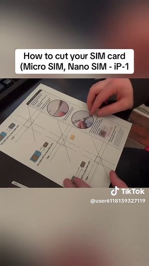 How to cut your SIM card (Micro SIM, Nano SIM - iP-1