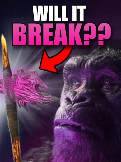 How Strong Is Kong's Axe #kong #monsterverse #godzilla #foryou #fyp | godzilla evolved