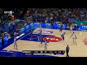 Ελλάδα - Ιταλία 85-81 Φάση Ομίλων Eurobasket 2022. (03/09/2022)