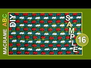 Macrame ABC - Pattern Sample #16