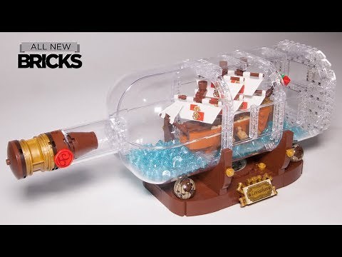 Lego Ideas 21313 Ship in a Bottle Lego Speed Build