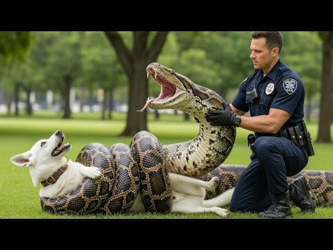GIANT Python vs. Puppy! 🐍 Brave Team Fights to Save Dog's Life!