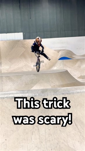Learning BMX tricks, age 7!
