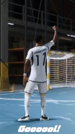 Rodrygo Skillful Goal vs Barcelona | Real Madrid vs Barça Volta 5v5 Friendly Match | FC24 Gameplay