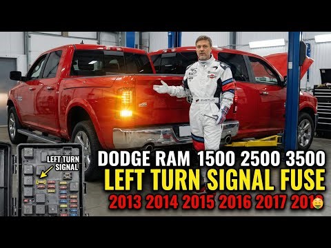 LEFT TURN SIGNAL NOT WORKING? DODGE RAM FUSE CHECK (2013-2018)