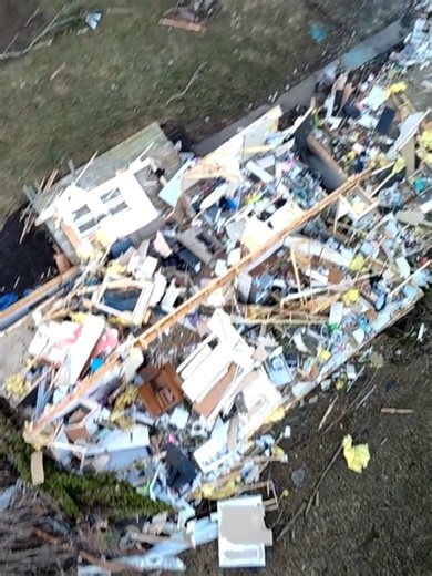 AERIAL VIEW 🌪️: Drone footage captures the brutal aftermath of Friday night's EF-3 tornado in Union City, Michigan — homes leveled, trees shredded, and neighborhoods buried in debris. In the days since the disaster, the focus has turned to recovery as people impacted by the terrifying twister are picking up the pieces, clearing what’s left and beginning the long rebuild after this devastating storm. #FOXweather #weather #severeweather #tornado #michigan