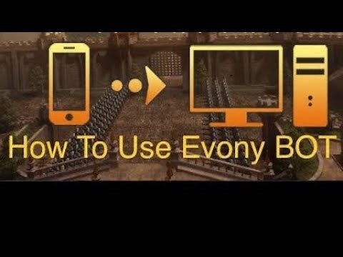 How to use Evony BOT full video including sign up free 3 days, auto rally join and auto boss hunt