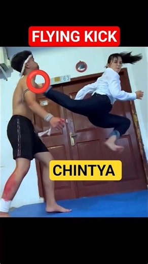 Chintya Candranaya | Black Belt vs Strong Guy | Flying Kick KO 💥