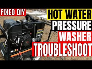 Fixing a Pressure washer Mi-T-M hot water pressure washer troubleshoot fixed DIY