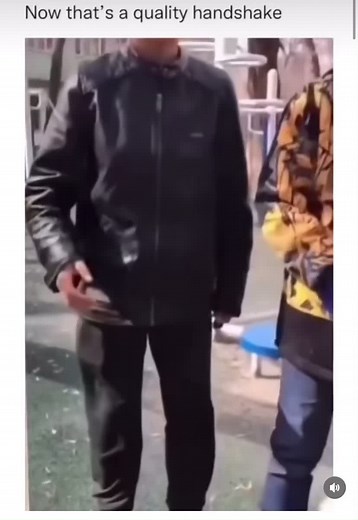 Like a gentleman! 🤝 #firmgrip #handshake #gentleman #respect #foryoupage #viral #foryou #funny