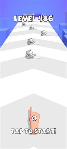 Shoe Runner All Levels Gameplay 486 #shorts #gameplay #ytshorts #viralgame