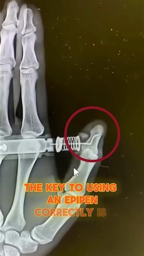 Epi-pen went wrong 😰