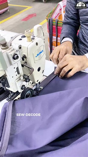 Zip Attachment At Lock Stitch😱#sewdecode