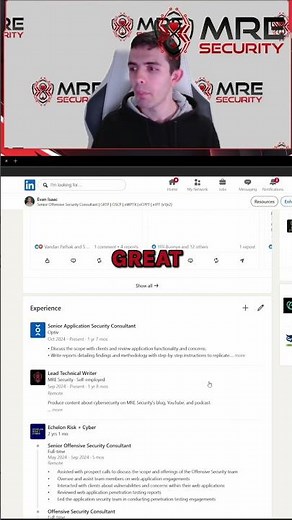 Build Your Resume On LINKEDIN TO Break INTO CYBERSECURITY!