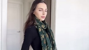 Baqcunre Clearance! Silk Scarf, Scarfs for Women Lightweight Print Floral Pattern Scarf Shawl Fashion Scarves Shawls And Wraps for Spring,