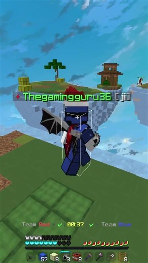 Insane Fireball Fight Clutch🥶#minecraft #fireball