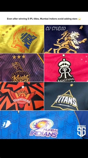 Mumbai Indians do not add stats on their jersey #mumbaiindians #ipl #india #cricket #shorts