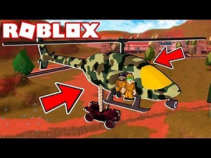 TRANSPORTING ATV TO THE JAIL WITH HELICOPTER in ROBLOX JAILBREAK (1 Year aniversary)