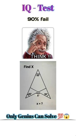 Find the Value of X 🤔 | Only Genius Can Solve 😱 | Math Puzzle #Shorts#viral #maths #mathematics
