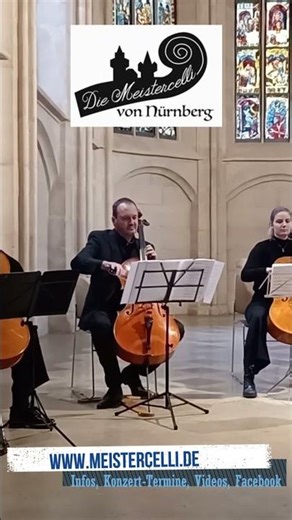 Die Meistercelli von Nürnberg - Brandenburgischen Konzert Nr. 6 #shorts #cello #musik #music #bach