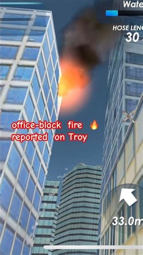 office-block fire 🔥 reported on Troy