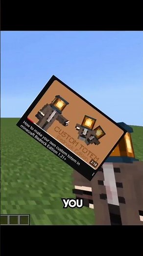 Learn how to create custom totems in Minecraft #minecraftmods #minecraft