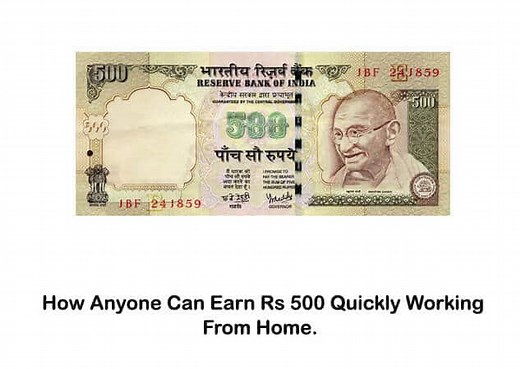 How to Earn Rs 500 in 10 Minutes