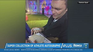 Collector secures collection of autographs from Babe Ruth, Tom Brady and more