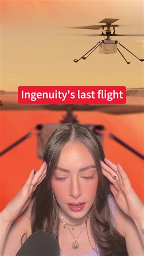 The Mars Ingenuity helicopter took its last flight. Thank you for your science, buddy. #nasa #space #spacenews #Astronomy