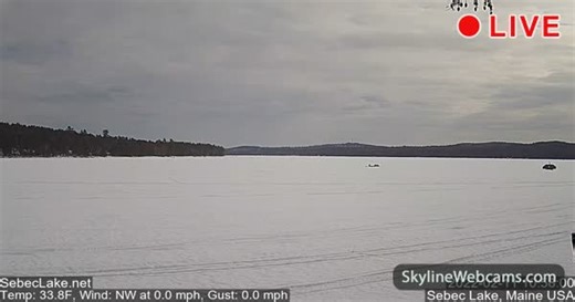 【LIVE】 Webcam Sebec-See - Maine | SkylineWebcams