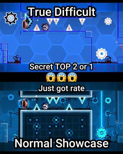 Secret TOP 2 or 1 😱😱😱 #geometrydash #gd #gameplay
