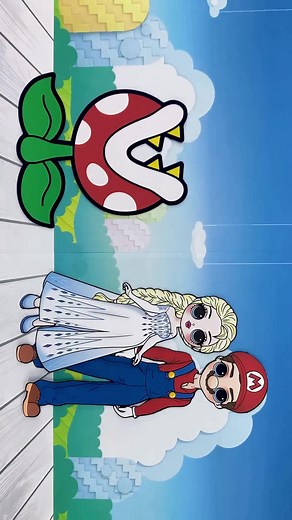 [DIYs Paper Dolls & Crafts] COUPLE SWITCH UP- Disney Princess & Super Mario _ #paperplay #paperdiy #papertoys #papercraft #paperdoll #diycraft #Craft #diy #handmade #asmr #satisfying #toy #paperdiya #couple #switchup #disneyprincess #supermario