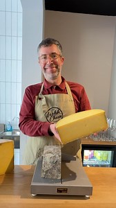 How we open a wheel of Hafod Cheddar There is nothing quite like cracking open a wheel of traditional Welsh Cheddar. First we slice it vertically to reveal that golden yellow centre, then portion it horizontally for the counter. ​ This beauty is Hafod cheddar, made by Holden Farm Dairy near Lampeter. It is a traditionally-made organic raw milk cheddar, aged for twelve months on the farm. Earthy, savoury, and gently tangy, it is one of our absolute favourites. If you love real Welsh cheese, this 