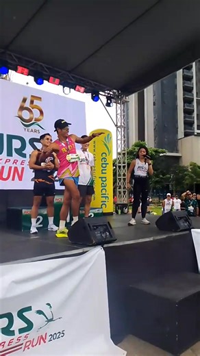 Hahaha....Dami pinag daanan ang pag Ka panalo KO .😂 May takbo , may Fashion show at body building pose 😂😂😂 JRS Express run 2025 #goodvibes | Welfredo Piano
