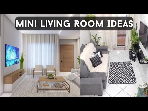 Small Living, Big Ideas: 70 Mini Living Room Inspirations/Modern Inspiring Sitting Room Set-up.
