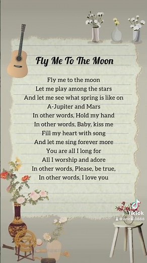 Fly me to the moon #lyrics