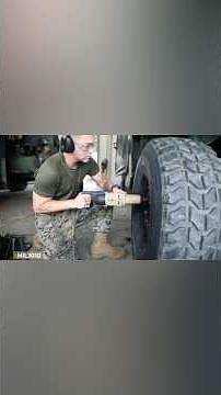 U.S. MARINES: HUMVEE WHEEL REPLACEMENT