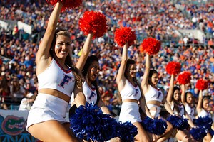 Despite a 43-20 loss, Florida Gators cheerleading squad keeps the mood alive with their performance at TIAA Bank field [WATCH]