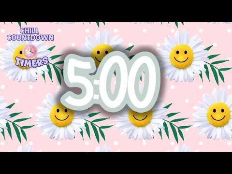 5 Minute Spring Timer 🌸 Upbeat Lofi Music | Perfect for Skincare, Study & Quick Breaks