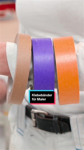 Unterschied zwischen Goldband, lila Band und Kreppband erklärt | Maler und Handwerk