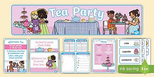 Tea Party Role Play Pack